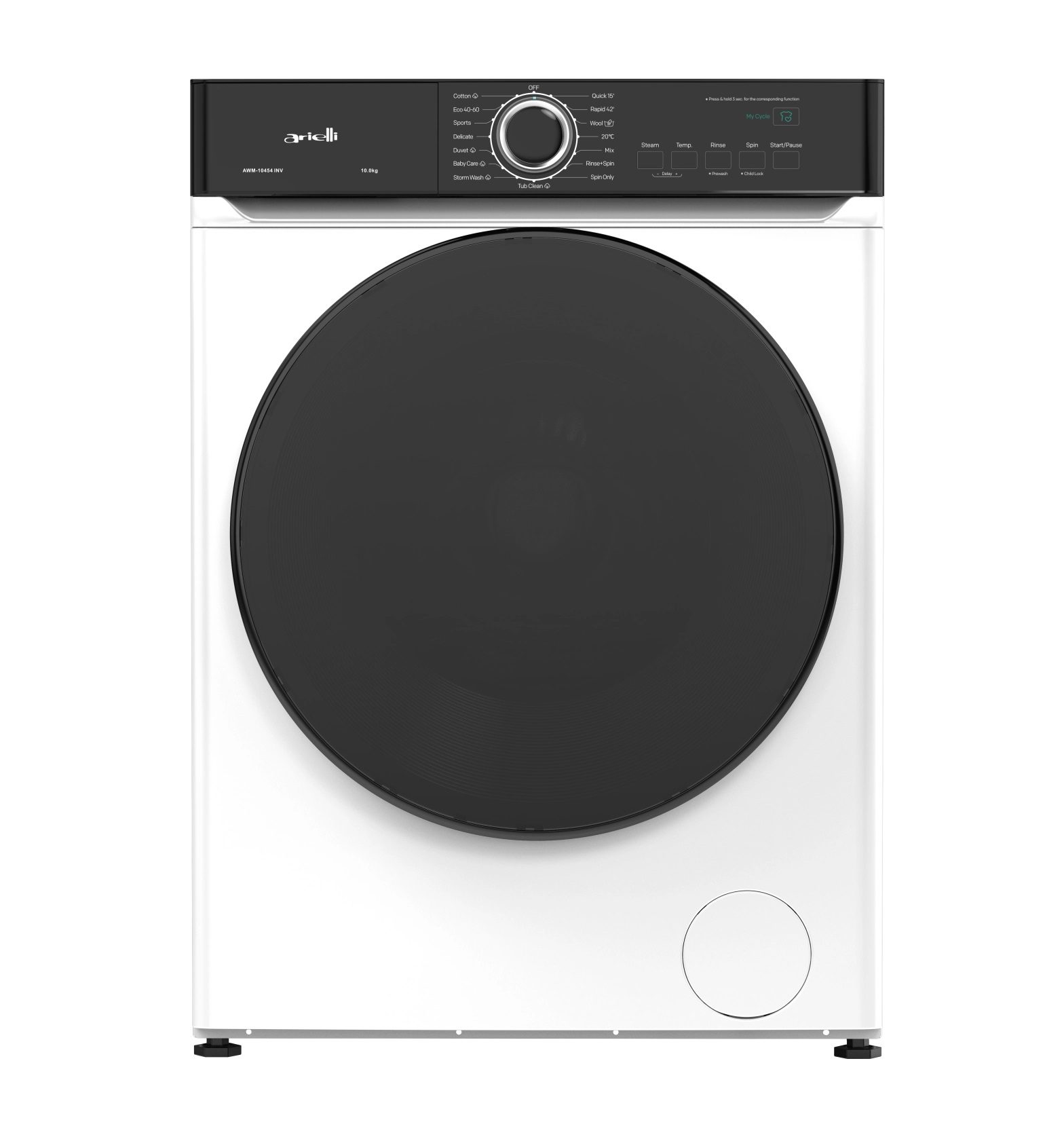 Arielli AWM-80254 INV (8 Kg) Washing Machine – Steam