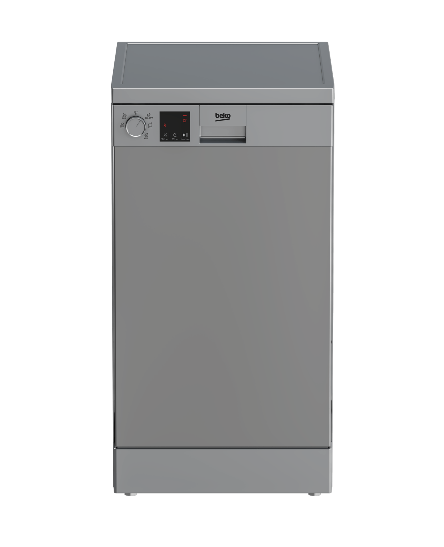 Beko DVS05024S (45cm) Freestanding Dishwasher Silver