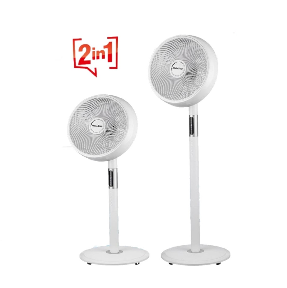 Matestar MAT-1913R Stand Fan 14″ (2in1) Remote control