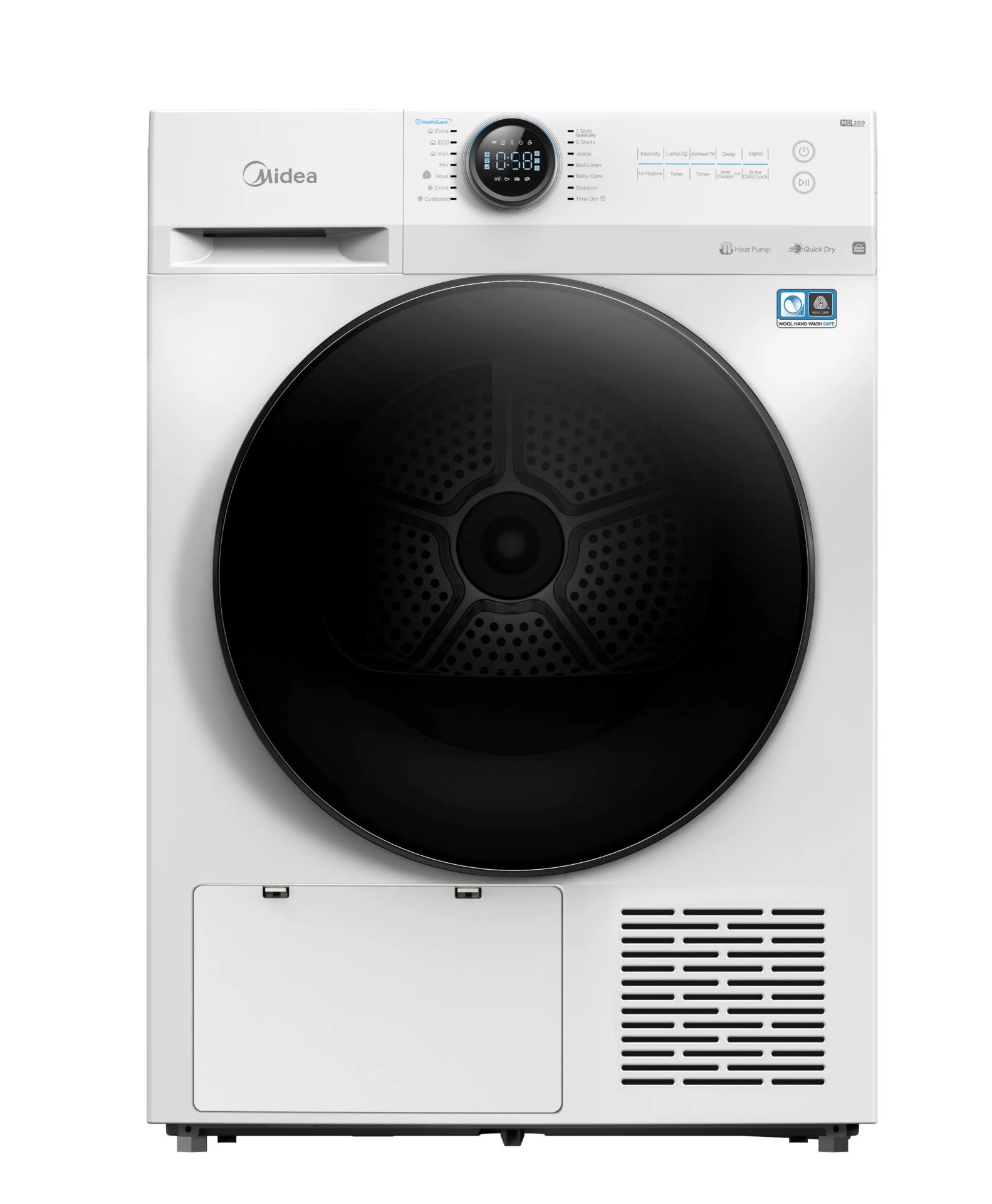 Midea MD200H90WB (9 Kg) Heat Pump Dryer – Wi-Fi