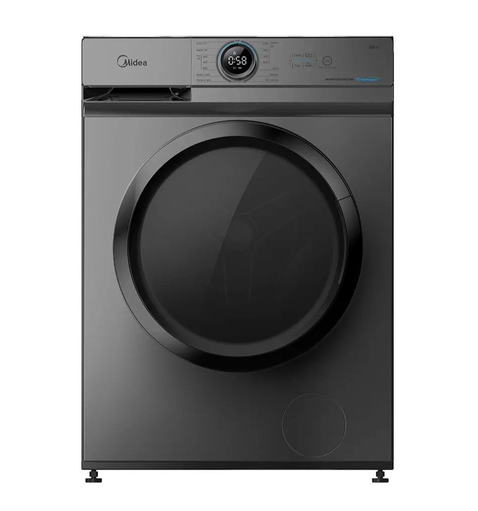 Midea MF100W80B/T Washing Machine (8Kg) Silver
