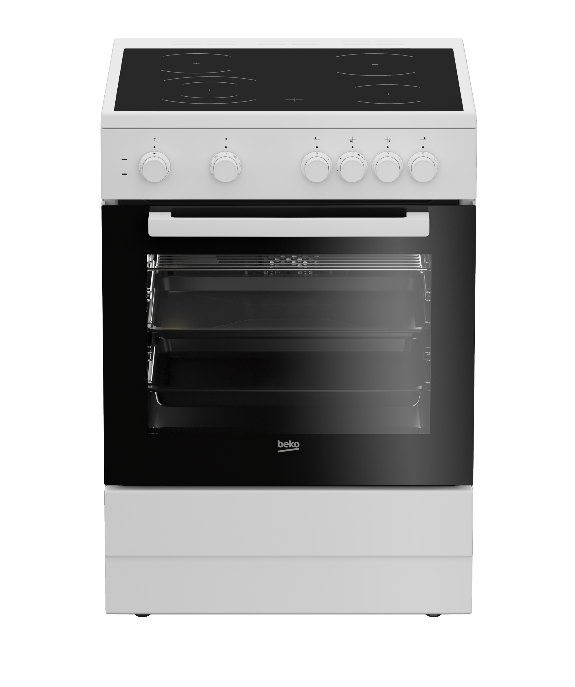 Beko FSM67011GW (60cm) FreeStanding Electric Cooker