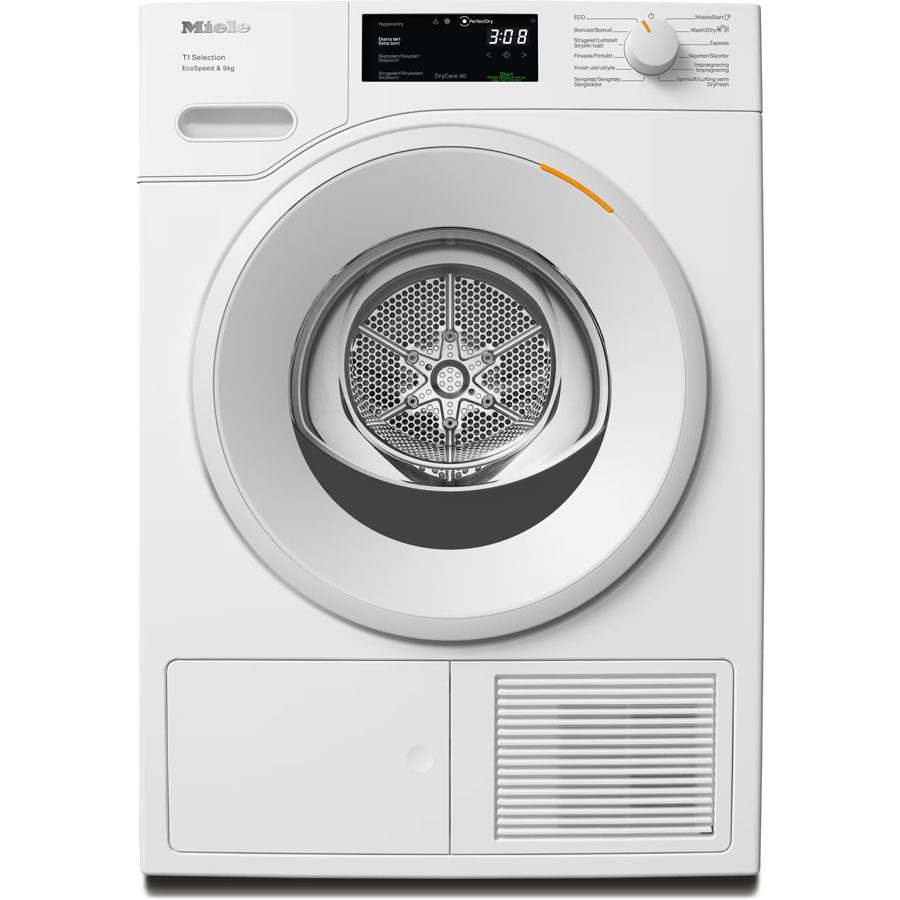 Miele TSD643WP EcoSpeed& (9Kg) T1 Heat-Pump dryer