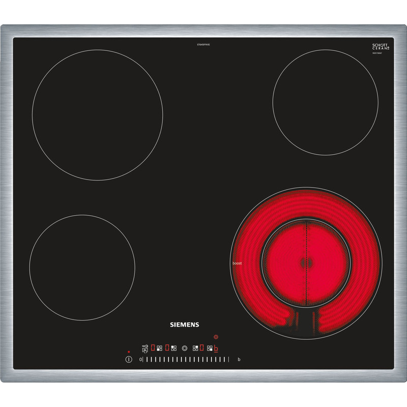 SIEMENS Ceramic Hob ET645FFN1E 60 cm Black