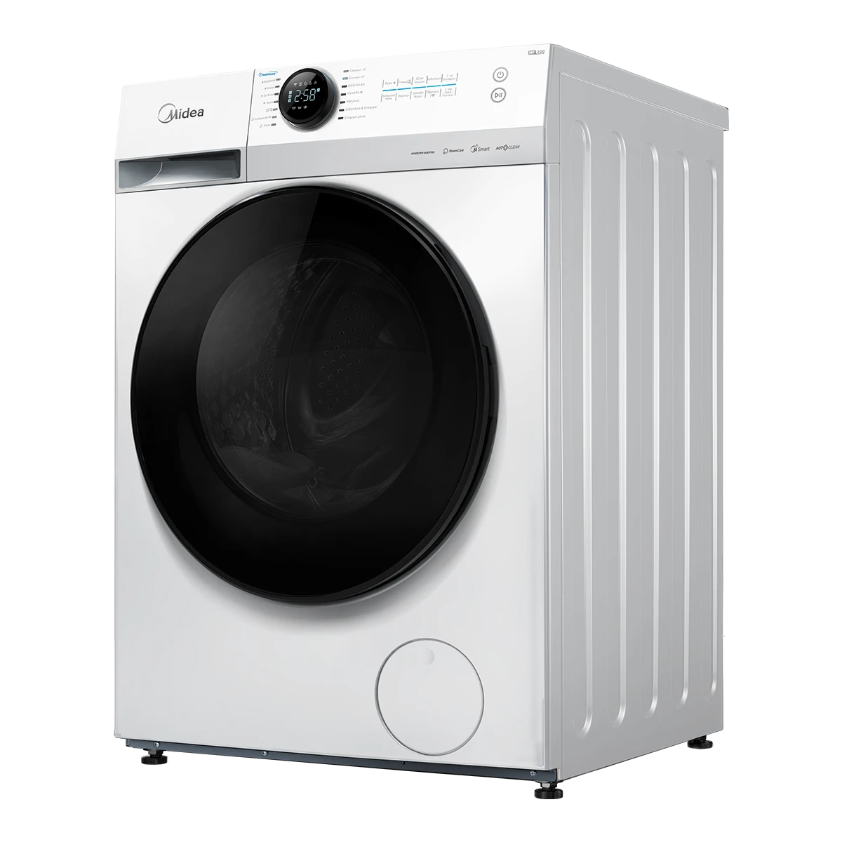 Πλυντήριο Ρούχων MIDEA MF200W120WB/W-GR 12 kg 1400rpm, 5 Years Quarantee