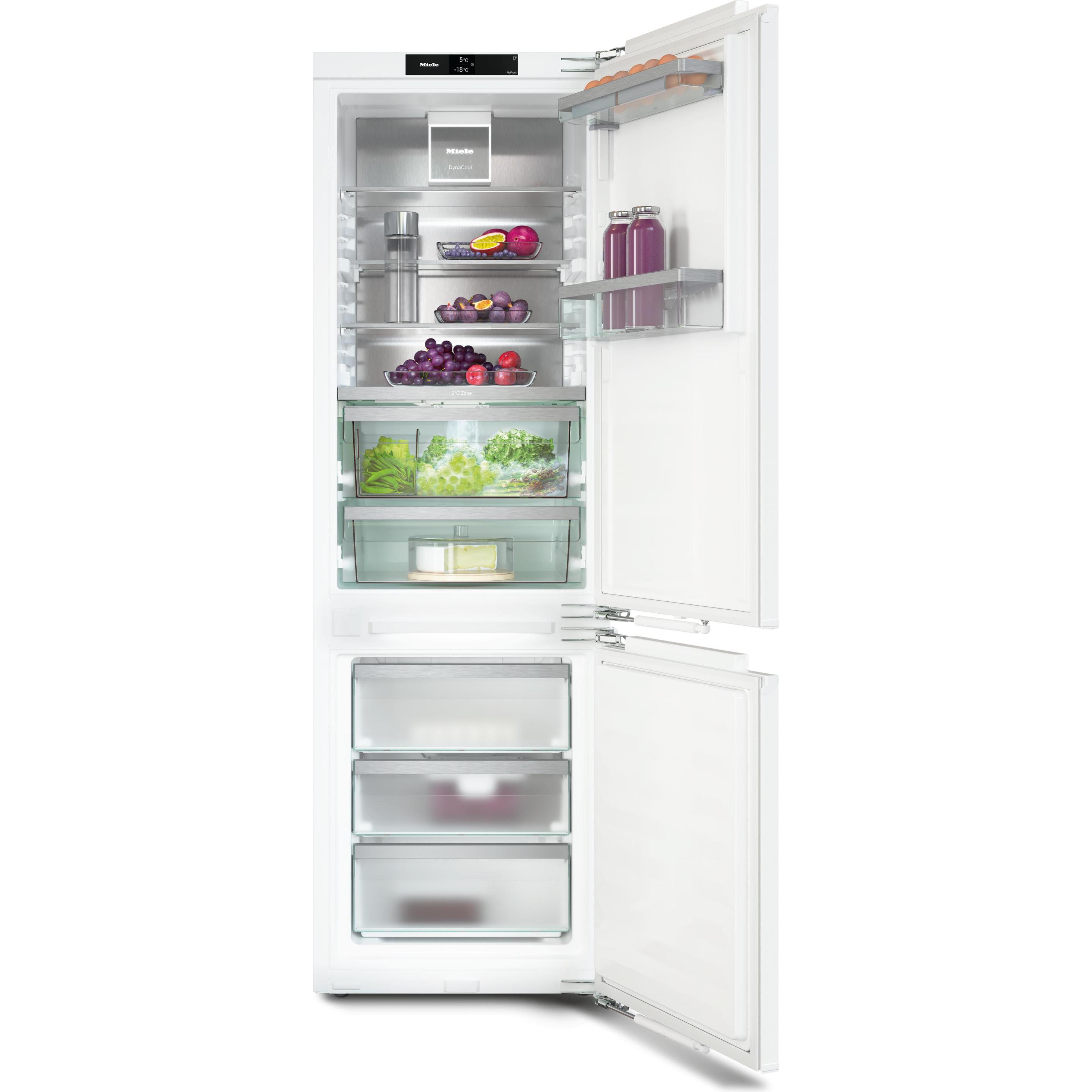 KFN 7774 B Εντοιχιζόμενος ψυγειοκαταψύκτης με PerfectFresh Active, DynaCool και NoFrost για βέλτιστη αποθήκευση.