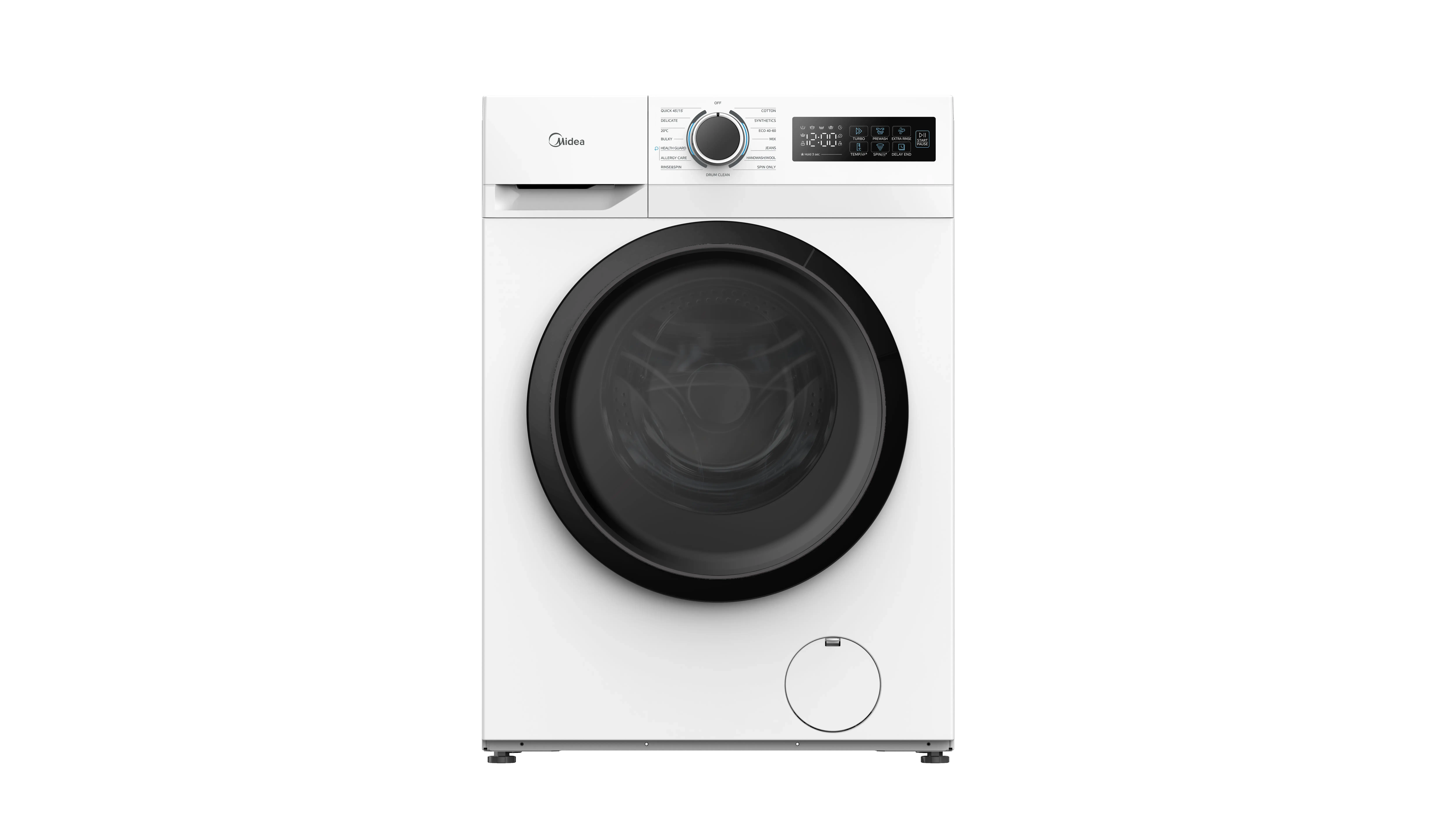 Midea Washing Machine 8Kg Lunar Dial Series Model MF110W80BA10/W-CY
