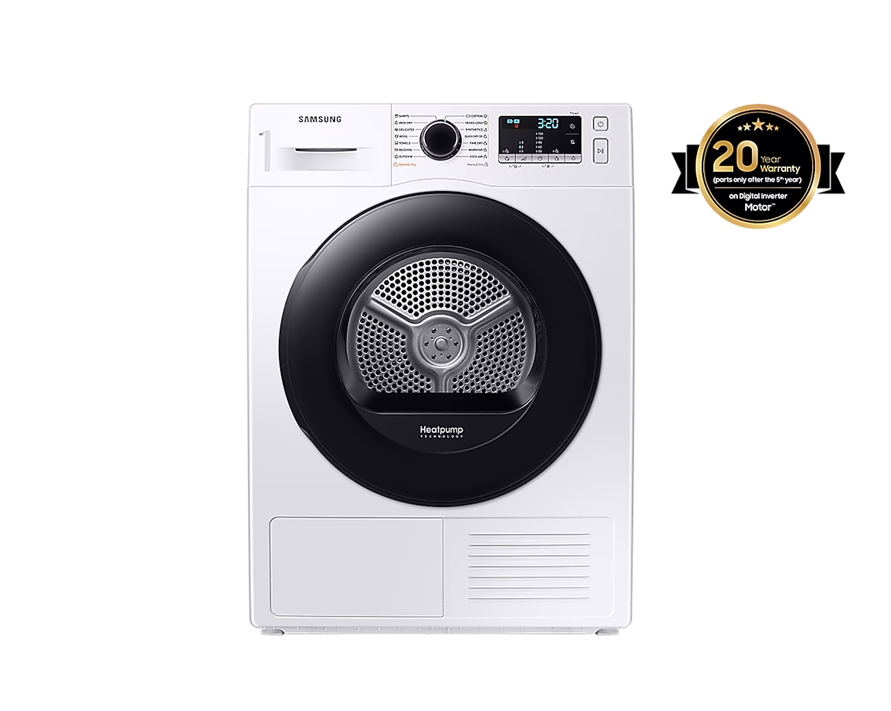 SAMSUNG DV80TA220AE/LE DRYER, 8kg, (WxHxD): 600x850x640 mm, A+++
