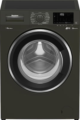 Blomberg Washing Machine 8kg with Steam 1400rpm Gray LWF184420G