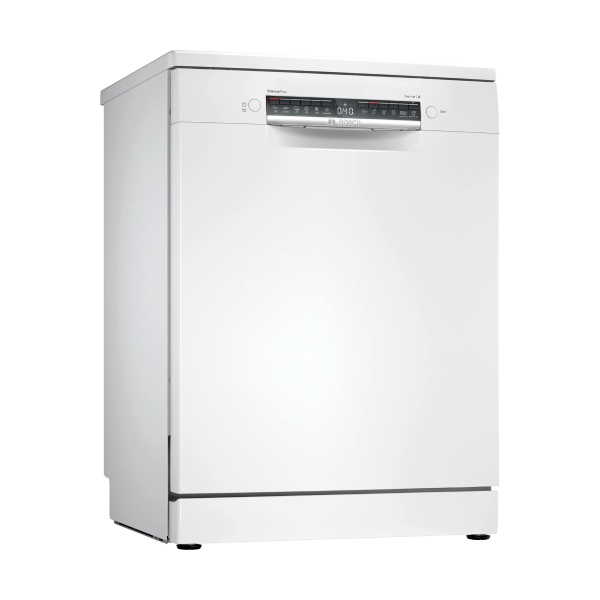 BOSCH SMS4HMW06E Series 4 Free Standing Dishwasher 60 cm, White, 5 Years Quarantee