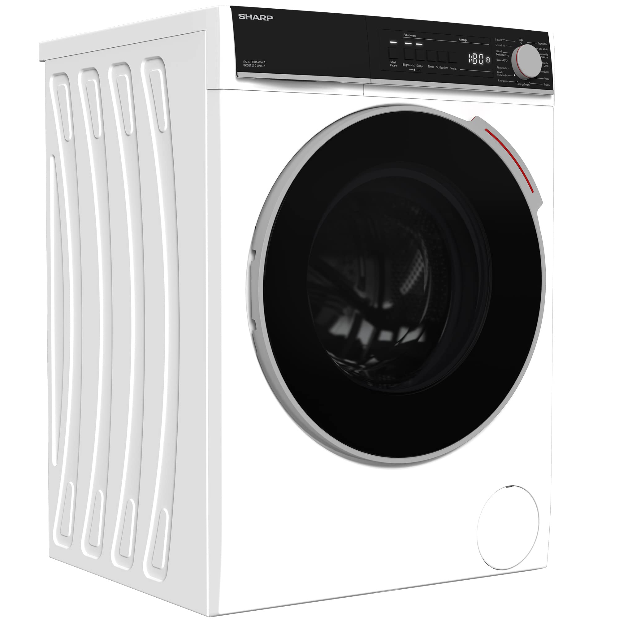 ESNFB814CWA-EU Sharp Washing Machine 8Kg, 1400rpm