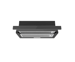 COOKER HOOD MIDEA MD-60L03-M SIRTARAKI BLACK , 5 Years Guarantee