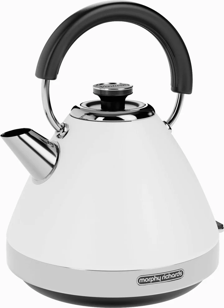 MORPHY RICHARDS 1.5L VENTURE PYRAMID KETTLE WHITE MR-100134
