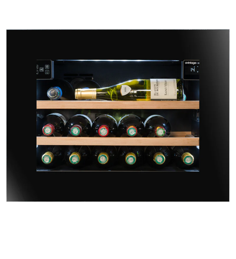Avintage - 21 Bottle Single Zone Integrated Wine Cooler - AVI45PLATINUM