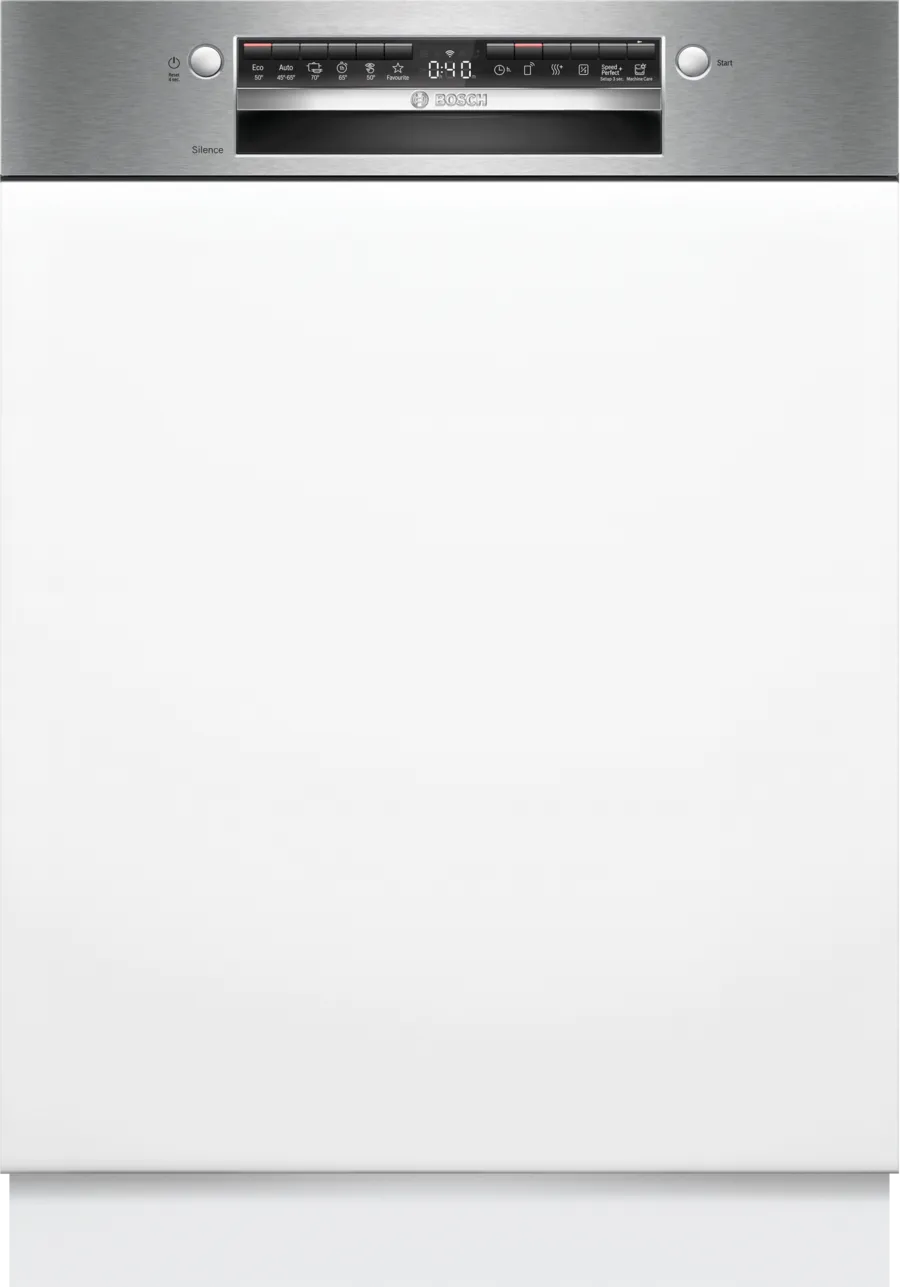 BOSCH SMI4HTS00E Series 4 Built-in dishwasher 60cm Brushed steel, 5 YEARS GUARANTEE