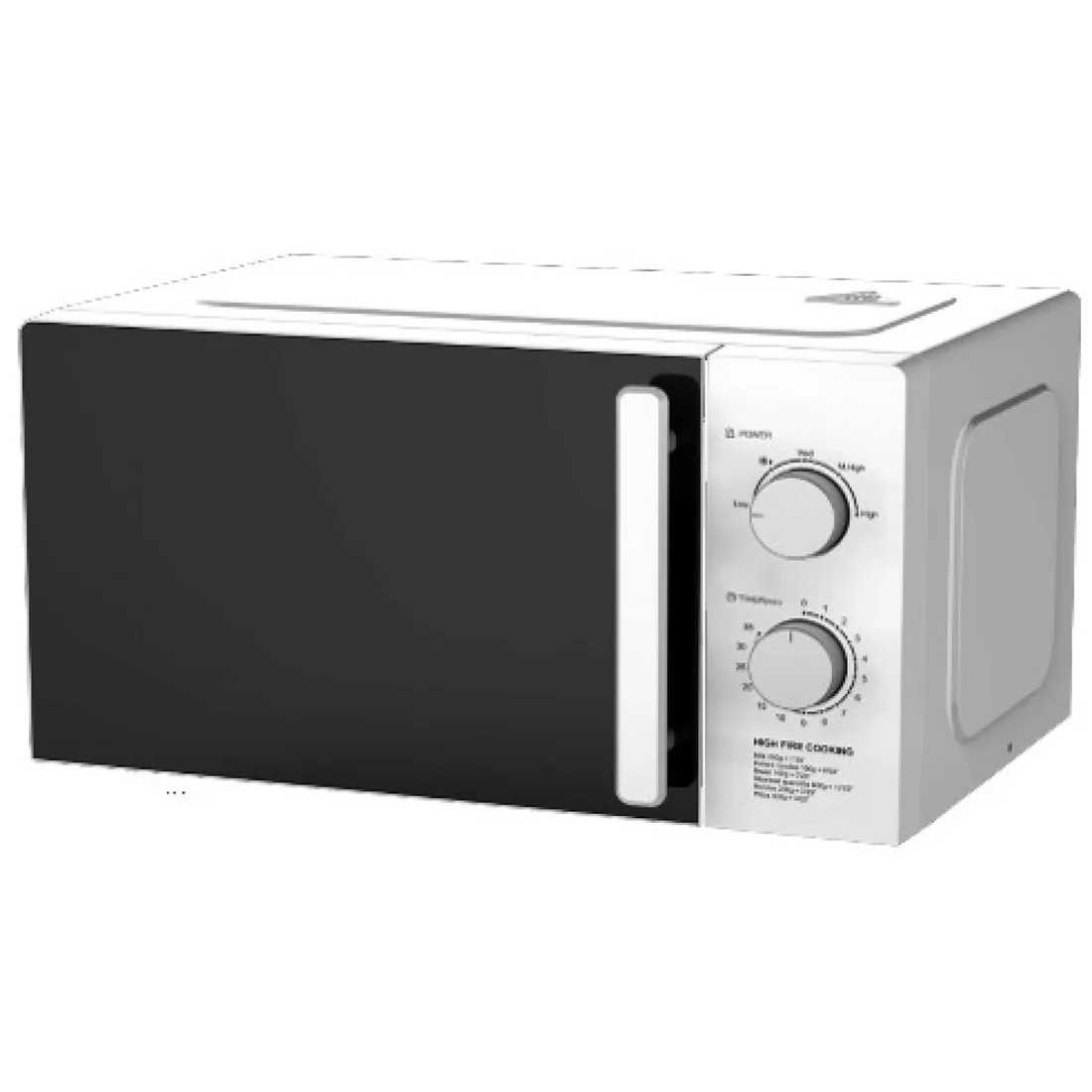 HYUNDAI HYMW-WLF20MXP07W MICROWAVE, 20LT, WHITE W 44.4 ×D24.0 ×H 35.0 cm