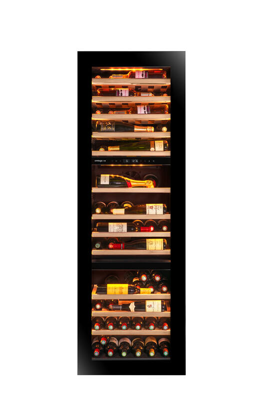 AVINTAGE AVI178PLATINUM - Triple zone service cellar - 94 bottles