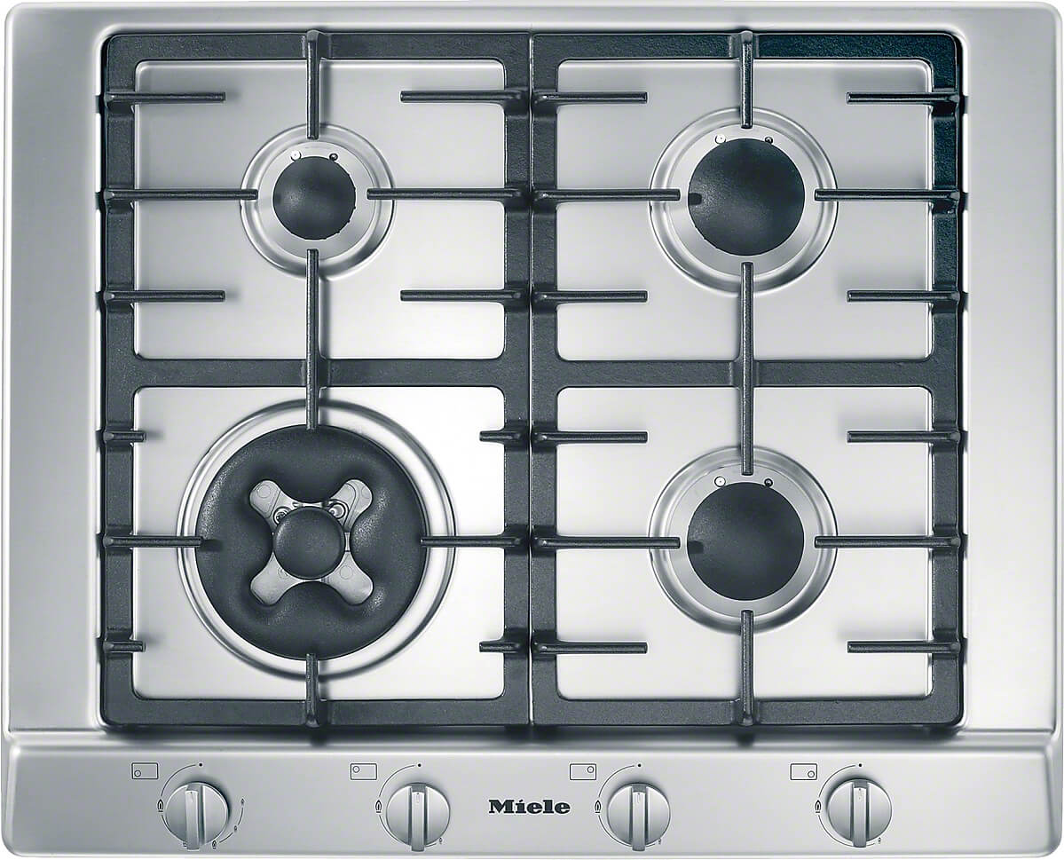 Miele gas hobs KM2014 G stainless steel