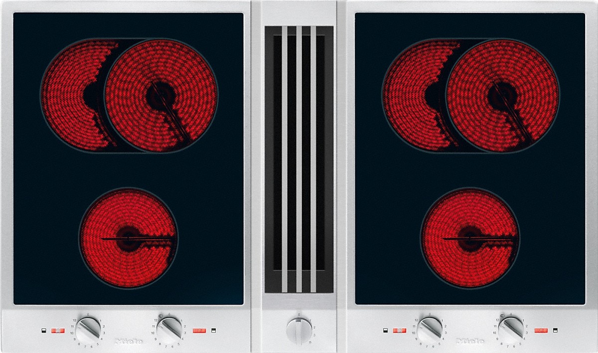 Miele CSDA 1040 Built-in Ceramic cooktop with integrated ventilation system