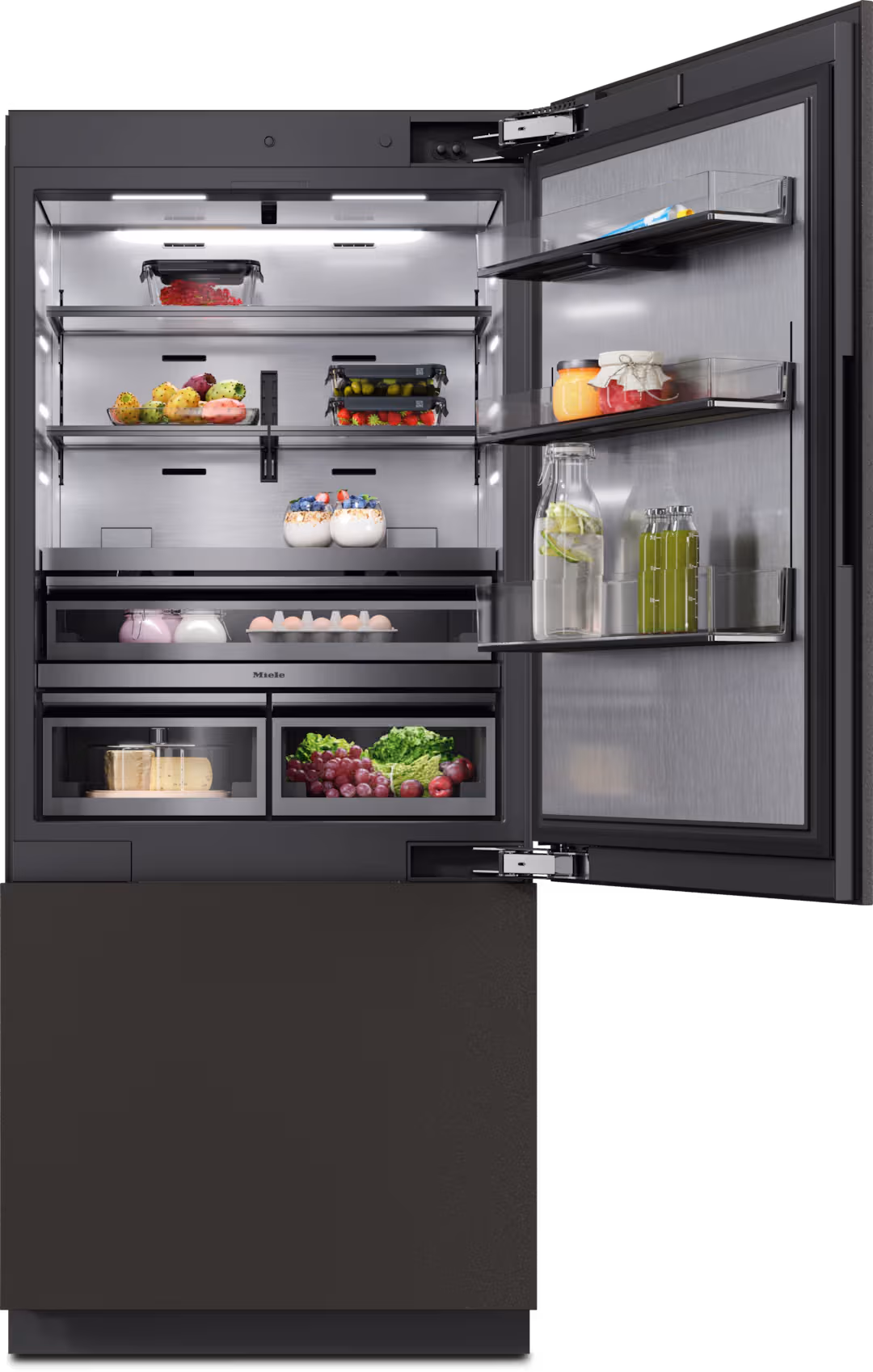 MIELE Refrigerator‑Freezer MasterCool DIAMOND KFMC 3844 R (H × W × D): 212.3 cm × 89.5 cm × 60.8 cm