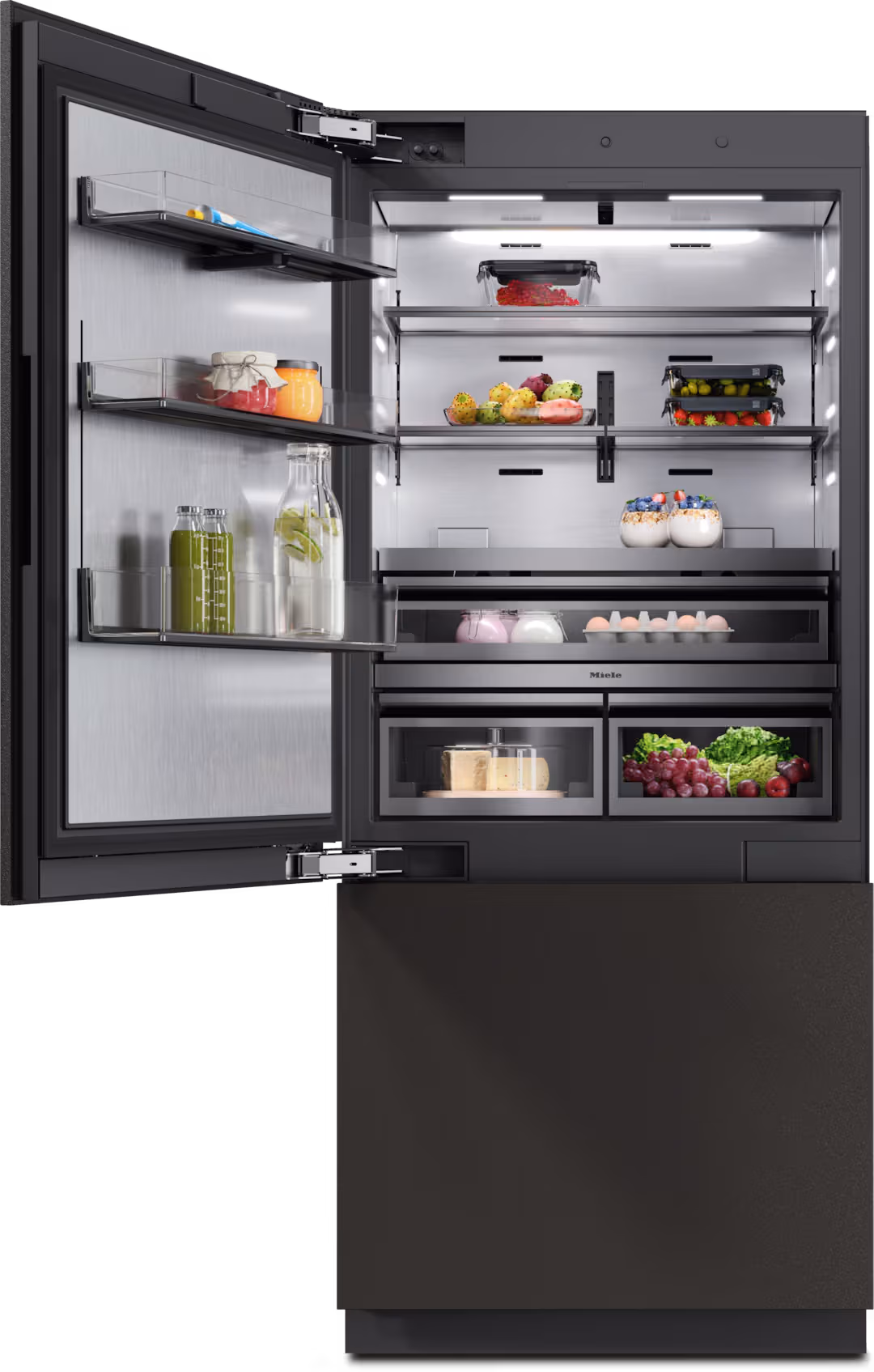 MIELE Refrigerator‑Freezer MasterCool DIAMOND KFMC 3844 L, H × W × D: 212.3 cm × 89.5 cm × 60.8 cm