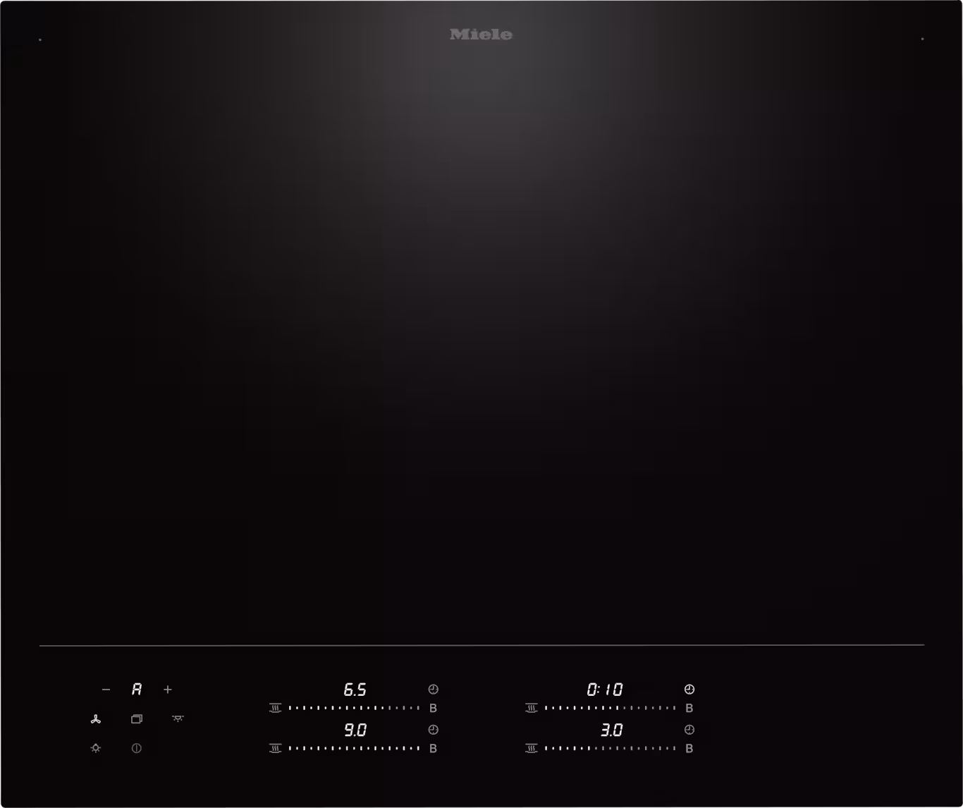 MIELE KM 8665 FL Platinum Induction Hob with Onset Controls 620 mm | Full-Surface Hob | M Sense Ready