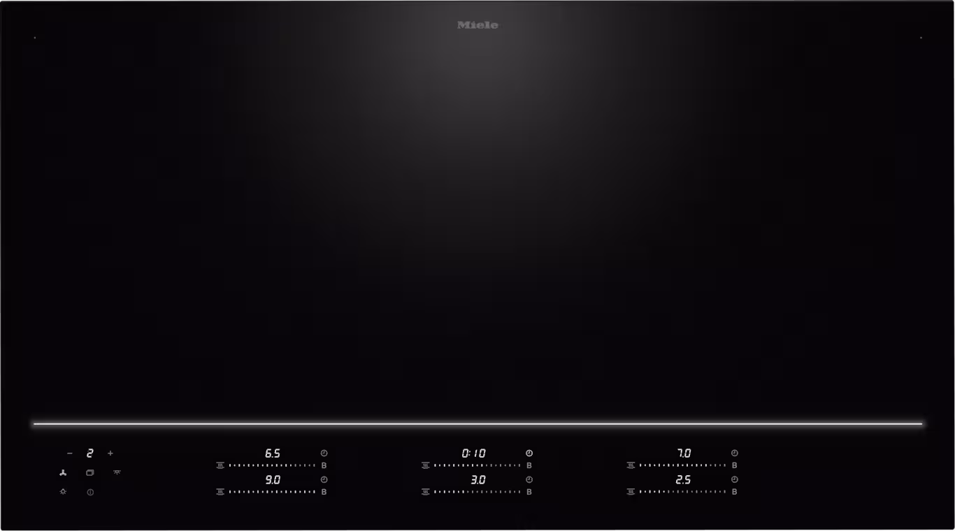 MIELE KM 8895 FL Diamond&MSense Induction hob with onset controls 936 mm | Full-surface | M Sense cookware voucher | DiamondFinish | Light line