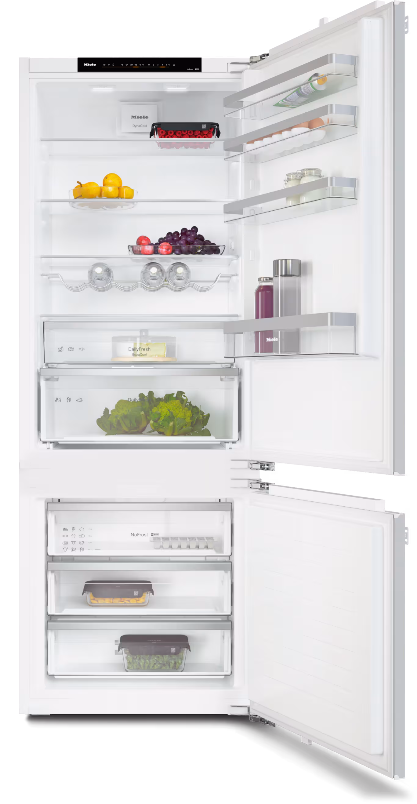 MIELE KFN 7934D Built-in XXL fridge-freezer, 382L, 194 cm niche height (70.8 × 193.5 × 54.8 cm)