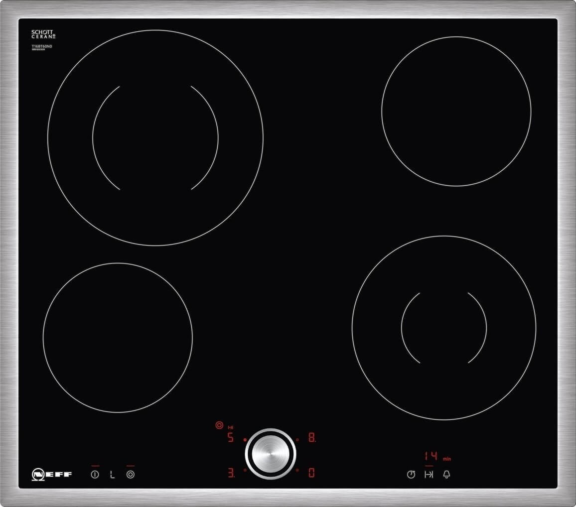 NEFF Ceramic Hob 60 cm T16BT60N0 Inox