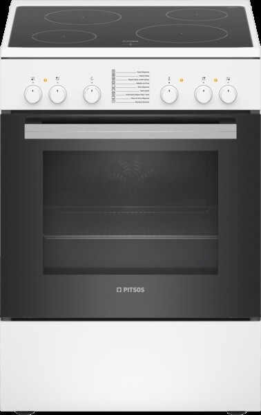 PITSOS FREE STANDING COOKER PHC009120 Ceramic Hob