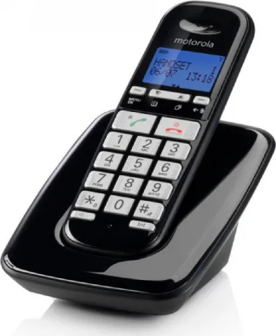Motorola S3001 Ασύρματο Τηλέφωνο για Ηλικιωμένους με Aνοιχτή Aκρόαση