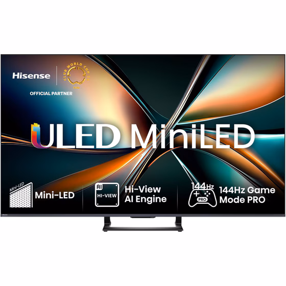 HISENSE T.V. Ultra HD 4K Τεχνολογία Panel: Mini-LED 120Hz Hisense Mini-LED 50U7Q 50'' smart