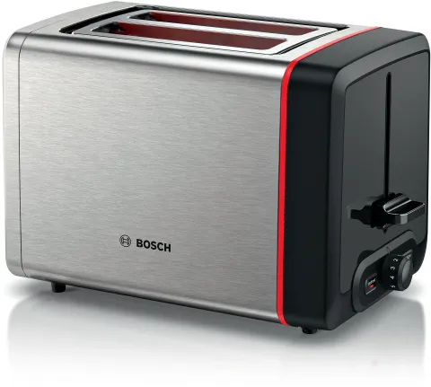 BOSCH Compact Toaster MyMoment Brushed Steel Anti-Fingerprint TAT5M420