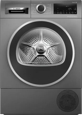 BOSCH WQG245DREU Series 6 tumble dryer, with heat pump 9 kg Cast iron grey, 5 YEAR GUARANTEE