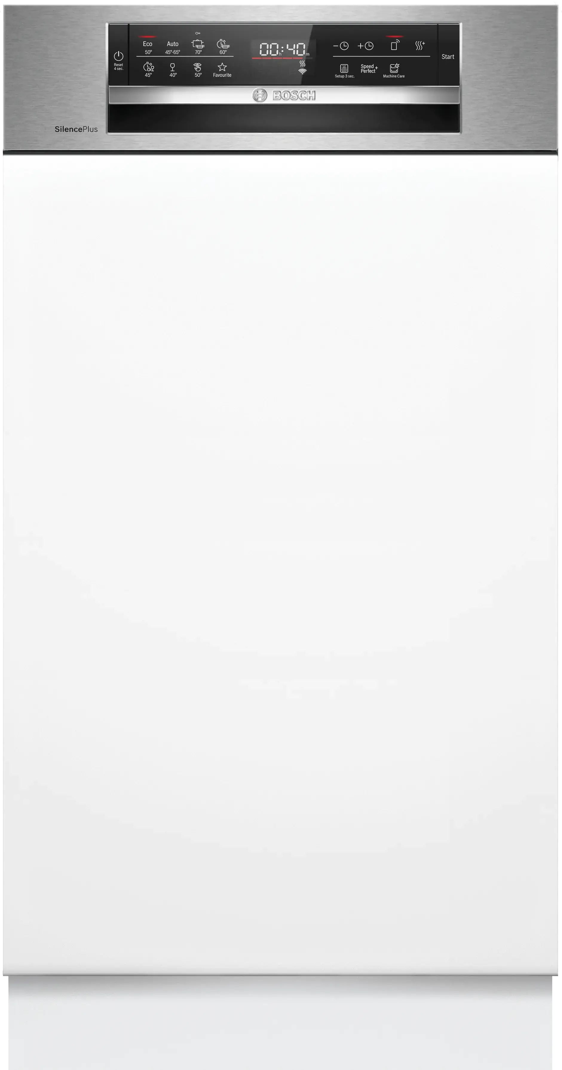 BOSCH Series 6 SPI6EMS21E, Built-in dishwasher, 45 cm, Brushed steel