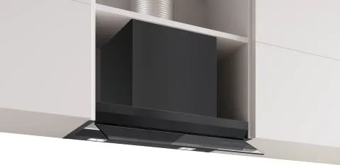 BOSCH Σειρά 6 Εντοιχιζόμενος απορροφητήρας Box 60 cm , Matt black DBB67DP60 699 m³/h, 5 YEARS GENERAL GUARANTEE