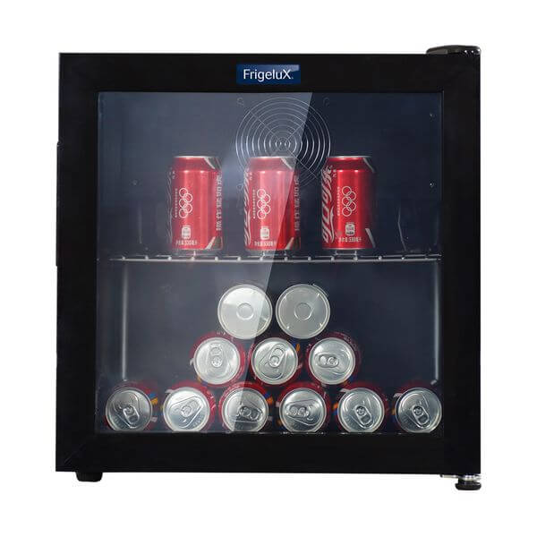 Frigelux D48 Refrigerator Mini-Bar Display Case , (H × W × D): 50 × 48 × 44.5 cm Color: Black