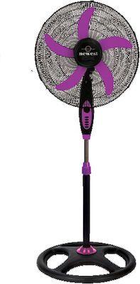 Newest FS-4525P purple stand fan 90W, 18"