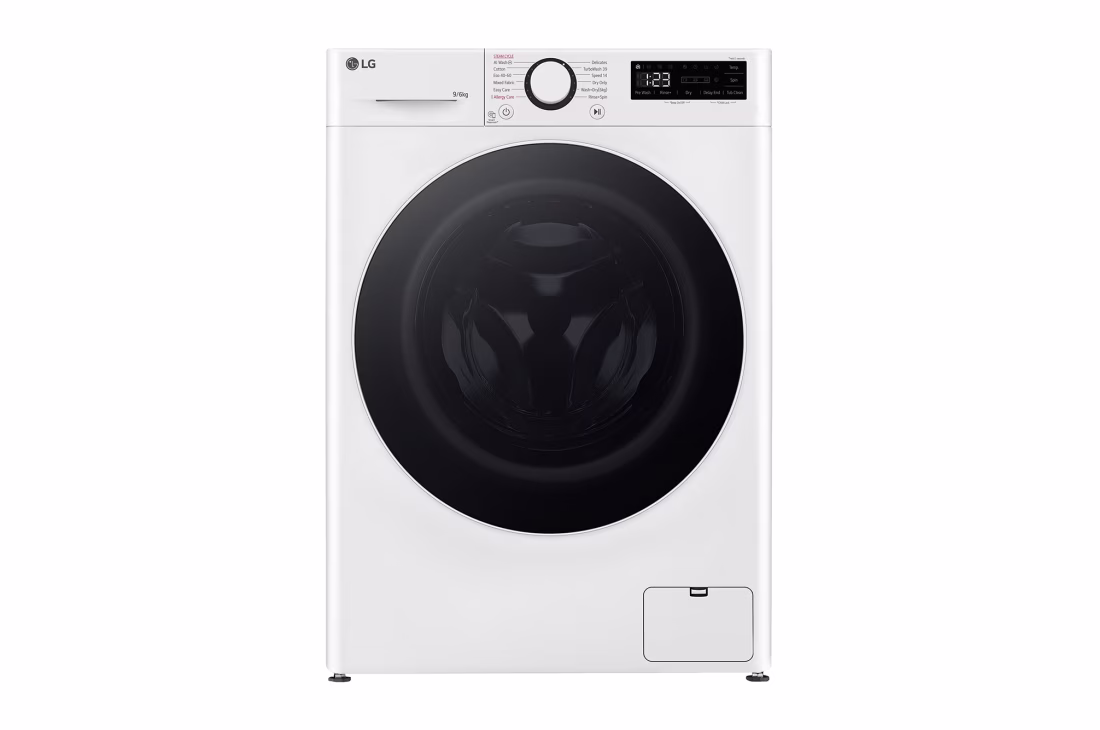 LG D4R5009TSWW WasherDryer 9/6Kg R5 Series