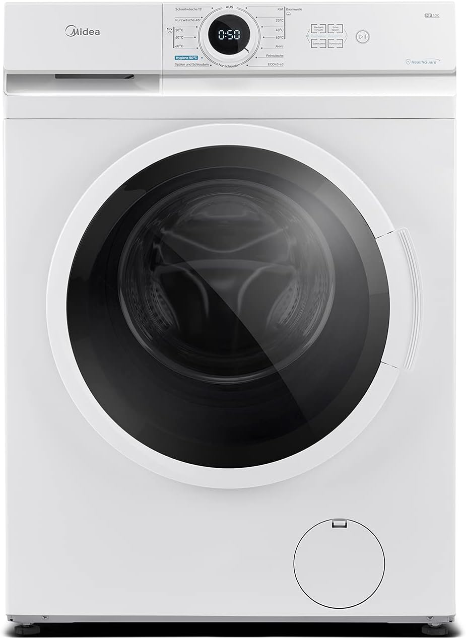 Midea Washing Machine 7Kg Lunar Dial Series Model MF100W70B/W-CY, 1400rpm