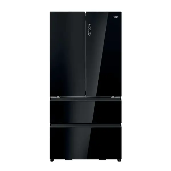 Haier FD 90 Series 7 Multi-Door Fridge Freezer, Glass Inox Look, 703L HFR79F19DFGB, 190 × 90.5 × 74.8 cm (5 Years General Guarantee & 10 Years Guarantee on the motor)
