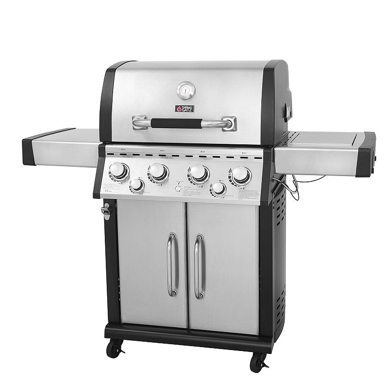 BBQ GAS THERMOGATZ GS GRILL SUPERIOR 4+1+1 ΙΝΟΧ - 21kW