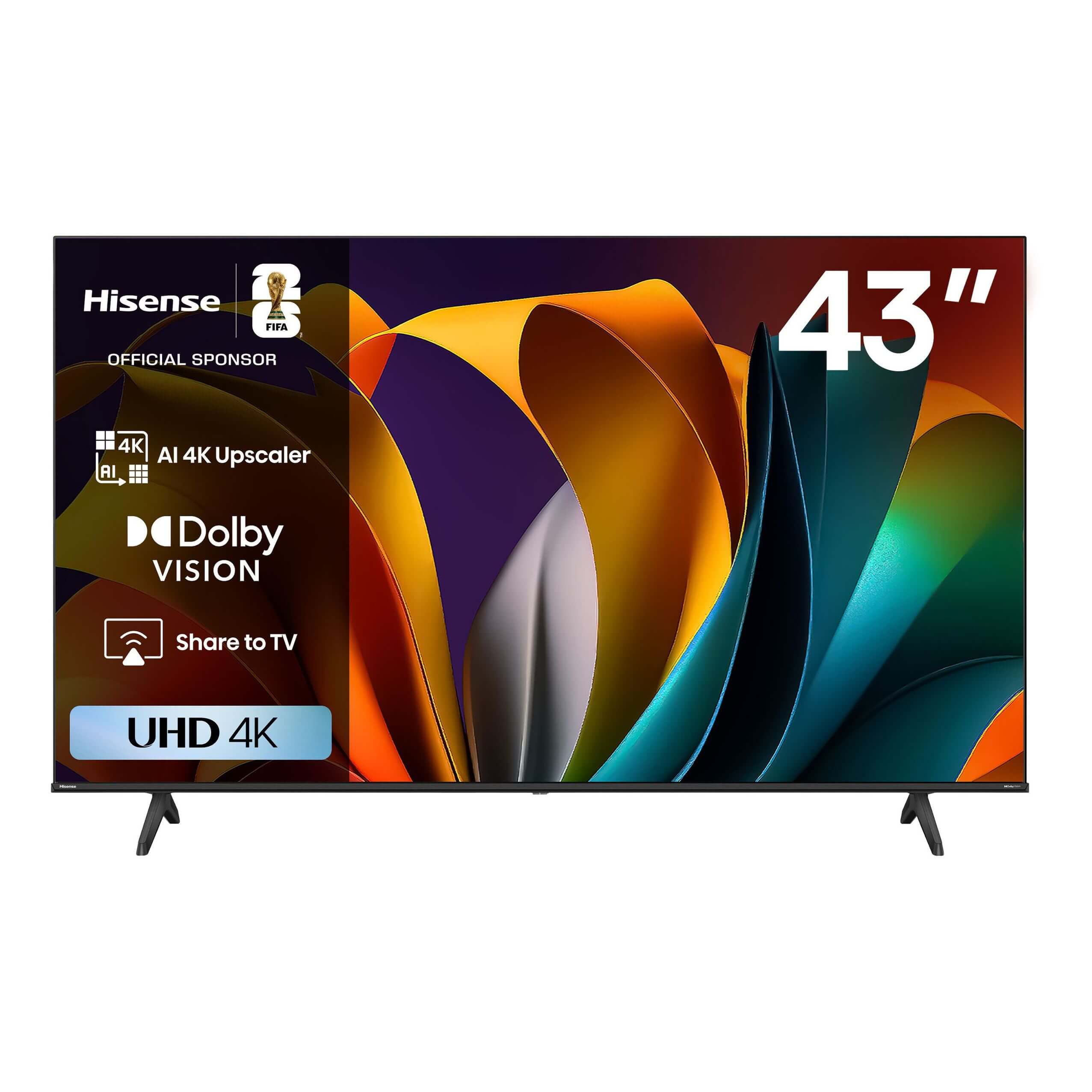 Hisense 43A6N | 43″ UHD 4K VIDAA Smart TV