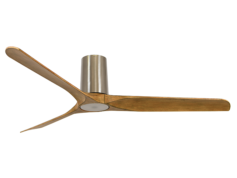 BEACON CEILING FAN Lucci Air Londo Brushed chrome with teak blades 8021610249