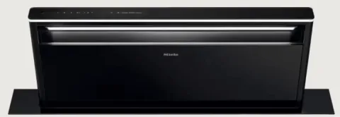 MIELE Downdraft extractor hood PLATINUM DAD 6980 Levantar Ambient Obsidian Black