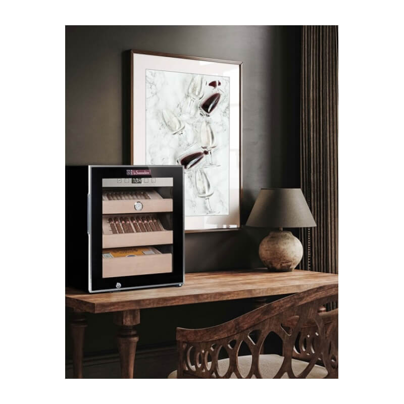 La Sommeliere Cigar Humidor CIG251 250 cigars, Net dimensions (WxDxH cm) 39,5 x 50 x 50,5