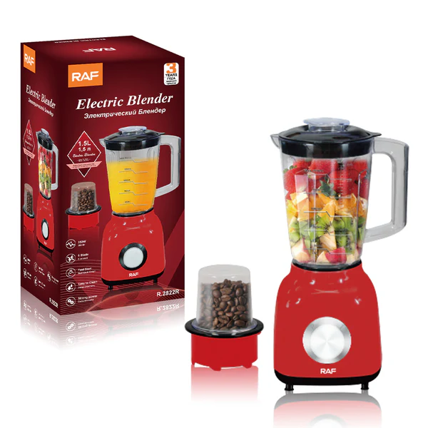 RAF Blender 350W 1.5L Stainless Steel Blades R.2822B