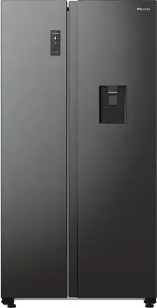 FRIDGE Side-by-side HISENSE RS711N4WFE, Black, 178.60 x 91,5 x 67 cm