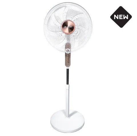 GRUPPE Ανεμιστήρας δαπέδου με ορθοστάτη SF1873A White-Gold
