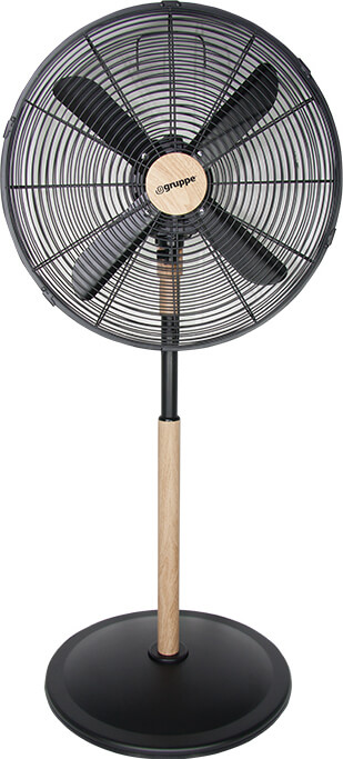 ZF1616 40CM STAND FAN GUPPE BLACK